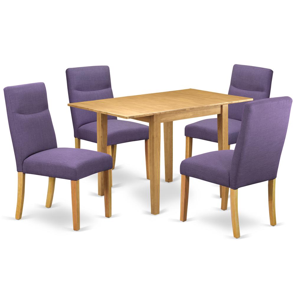Dining Room Set Oak, NDBE5-OAK-10. Picture 1