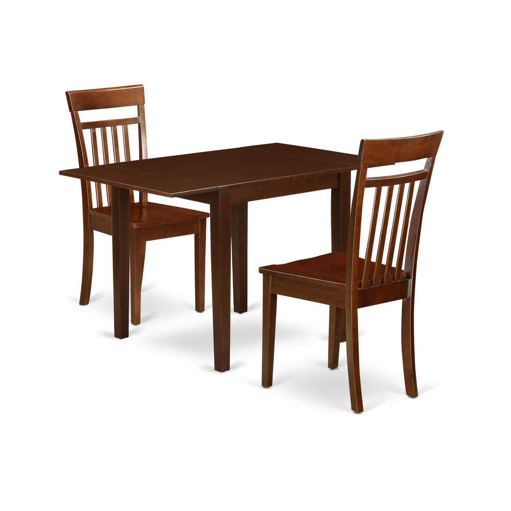 Dining Room Set Mahogany, NDCA3-MAH-W. Picture 1