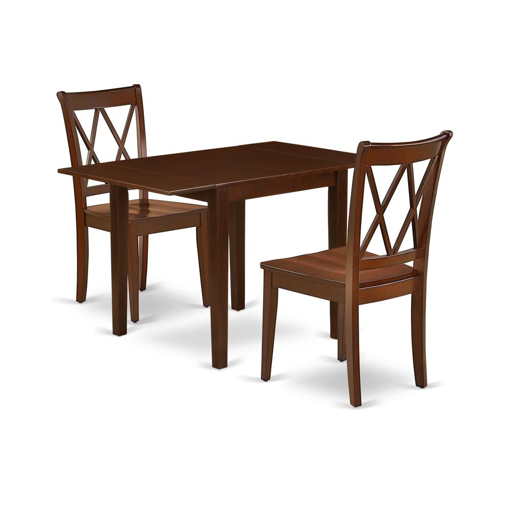 Dining Room Set Mahogany, NDCL3-MAH-W. Picture 1