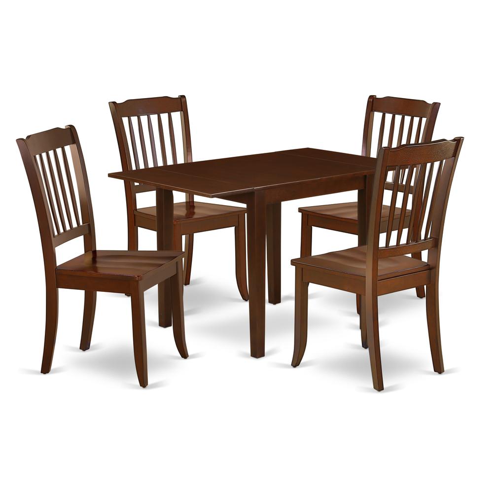 Dining Room Set Mahogany, NDDA5-MAH-W. Picture 1