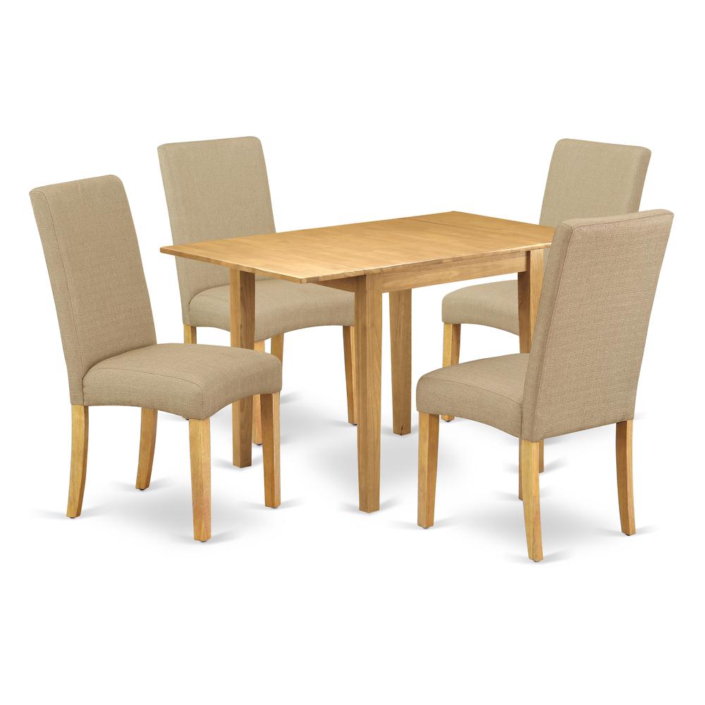 Dining Room Set Oak, NDDR5-OAK-16. Picture 1