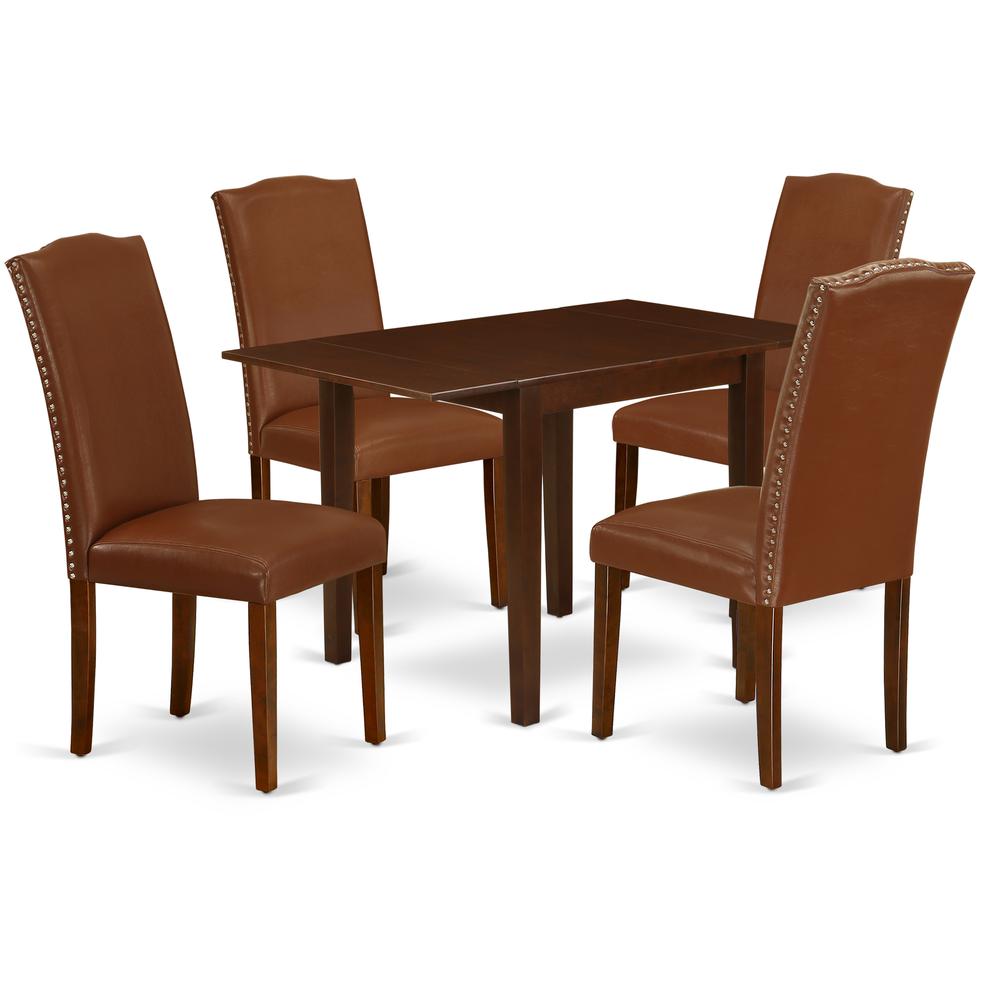 Dining Room Set Mahogany, NDEN5-MAH-66. Picture 1