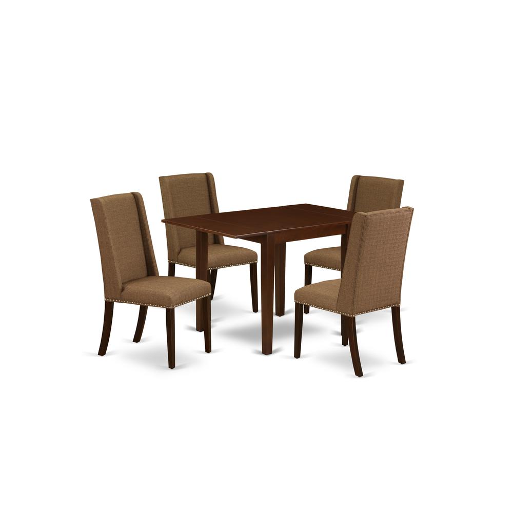 Dining Room Set Mahogany, NDFL5-MAH-18. Picture 1