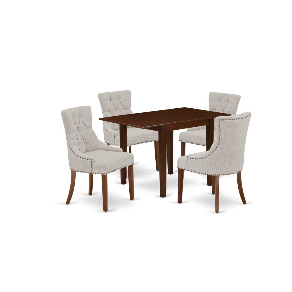 Dining Room Set Mahogany, NDFR5-MAH-05. Picture 1