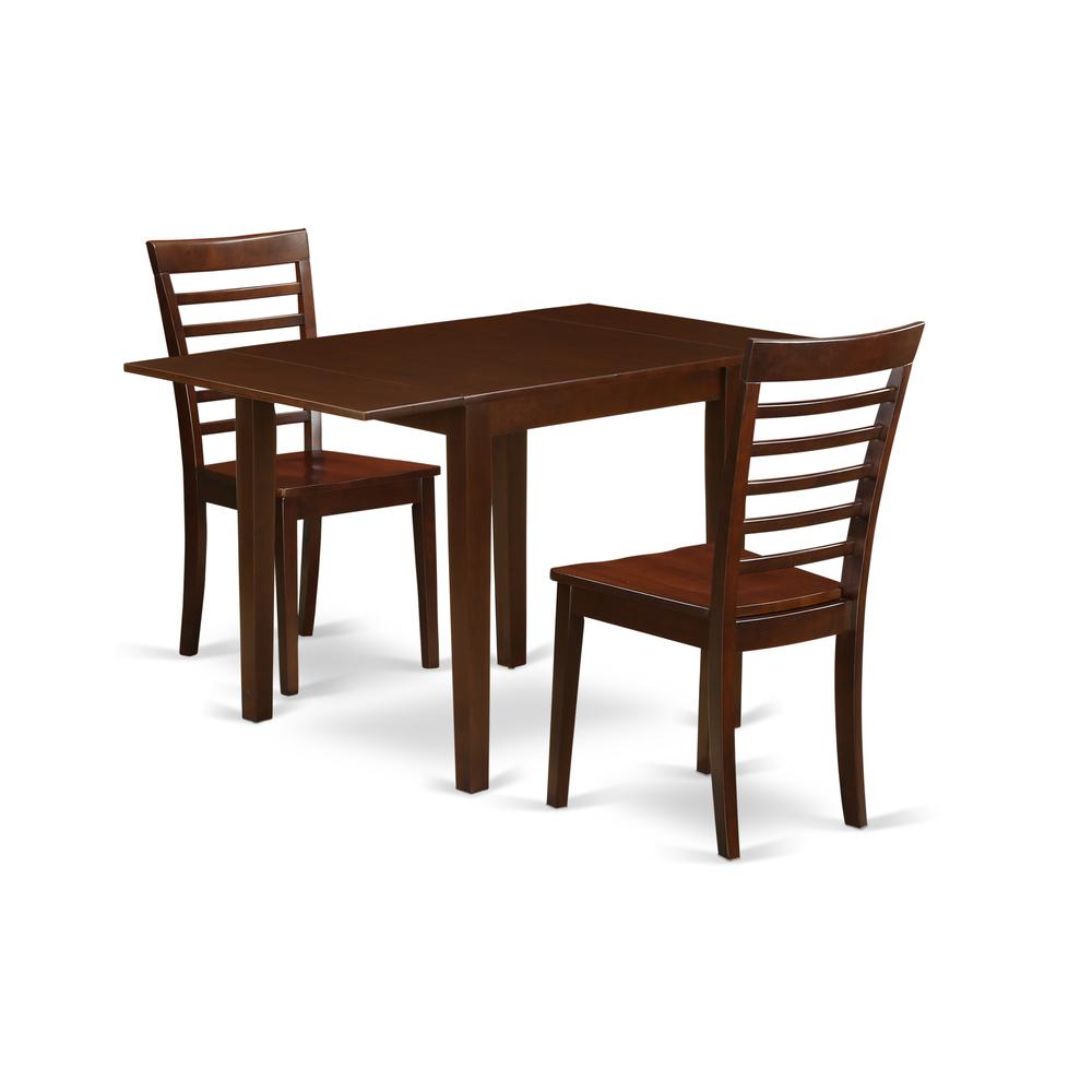Dining Room Set Mahogany, NDML3-MAH-W. Picture 1
