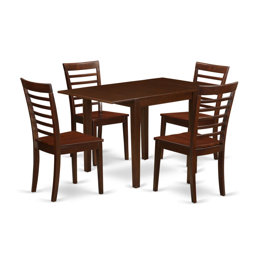 Dining Room Set Mahogany, NDML5-MAH-W. Picture 1