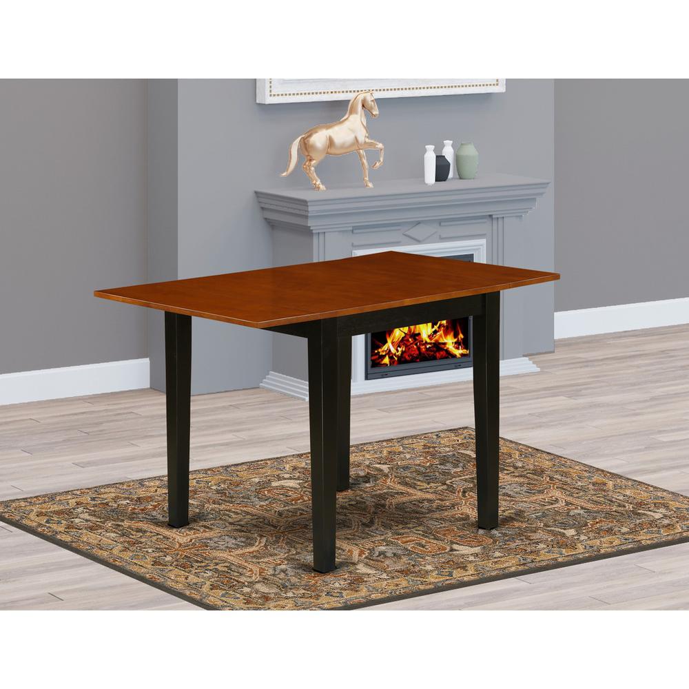 Dining Table Black & Cherry, NDT-BCH-T. Picture 2