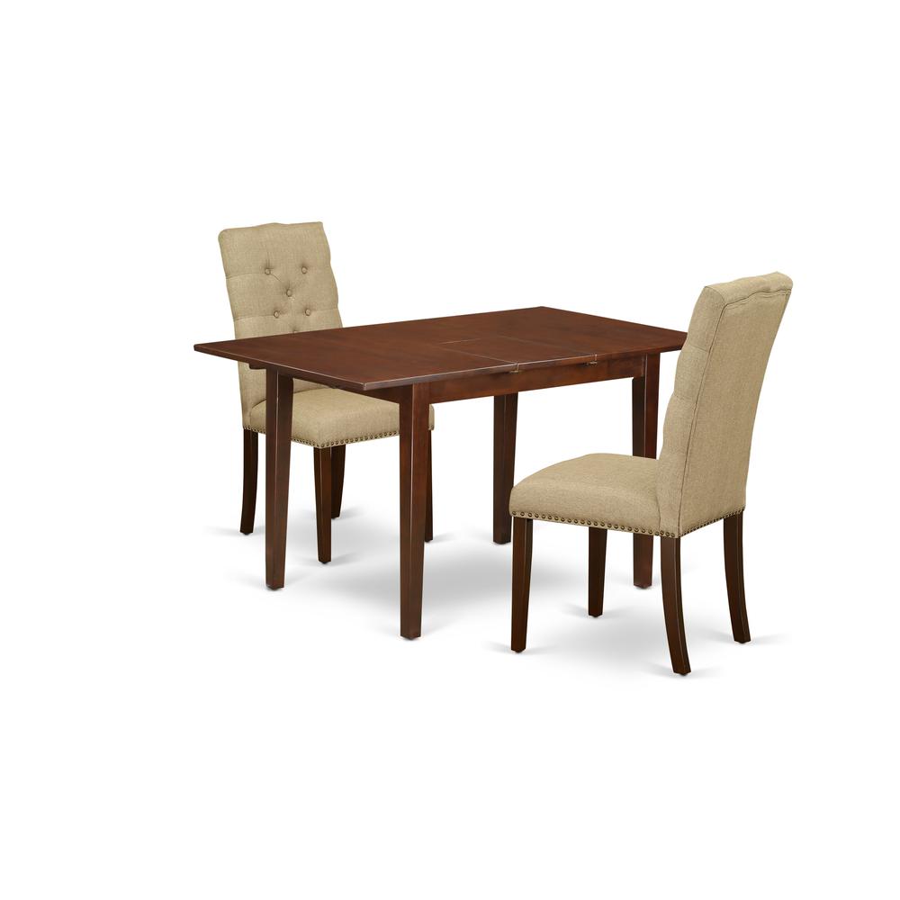 Dining Room Set Mahogany, NFEL3-MAH-16. Picture 1