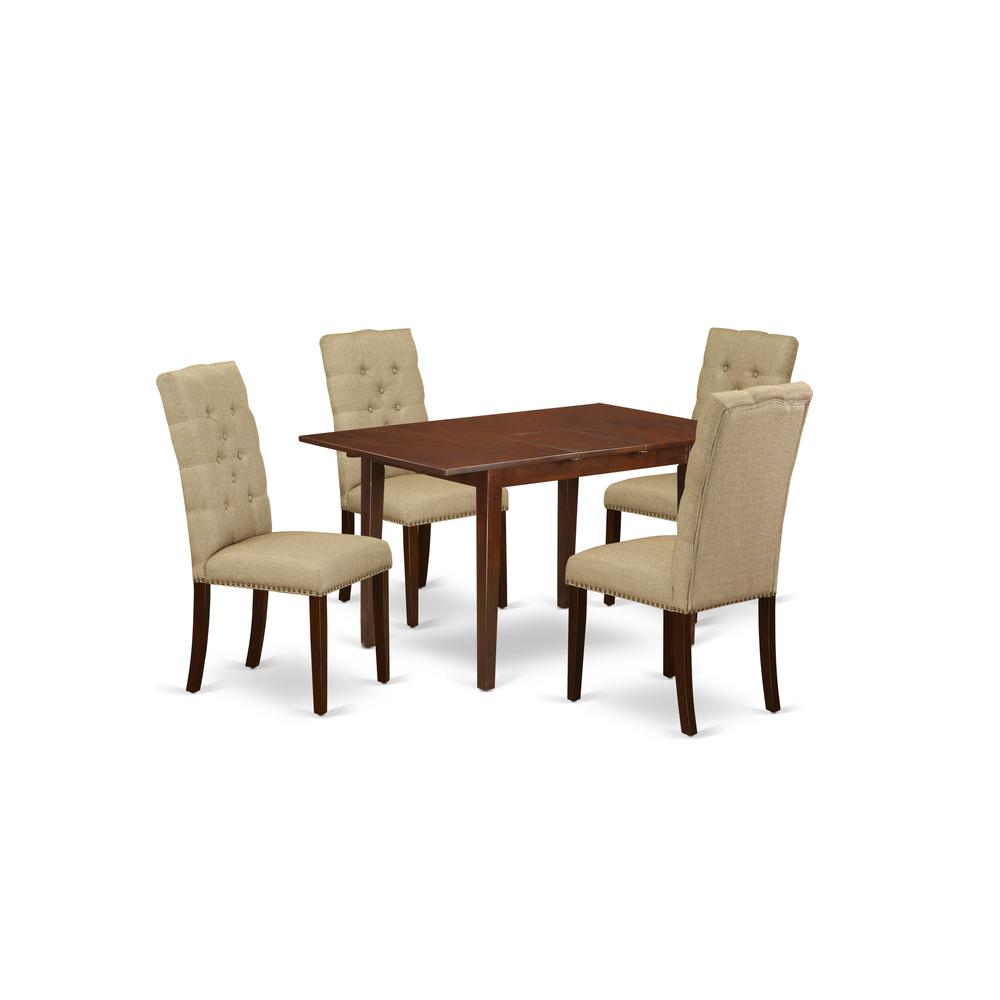 Dining Room Set Mahogany, NFEL5-MAH-16. Picture 1