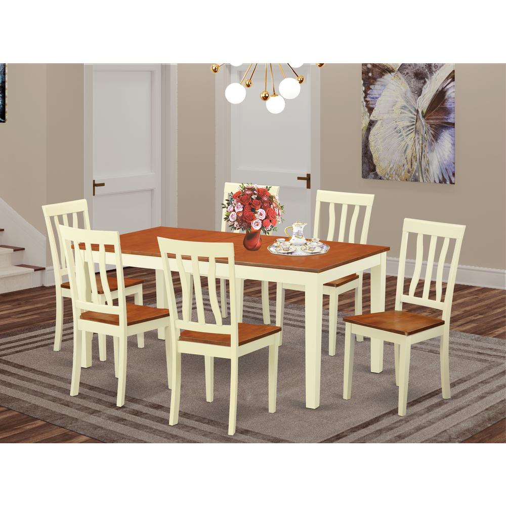 7  Pc  Dinette  Table  set  -Dining  Table  and  6  Dining  Chairs. Picture 4