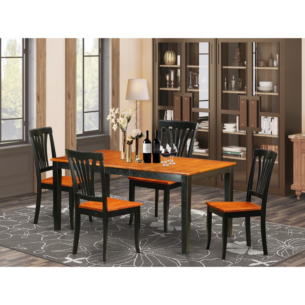 5  PC  Kitchen  Table  set-Dining  Table  and  4  Dining  Chairs. Picture 4