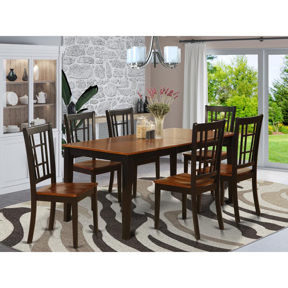 7  Pc  formal  Dining  room  set-Dining  Table  and  6  Chairs  for  Dining  room. Picture 4