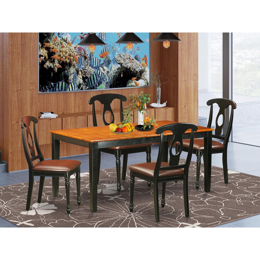 5  PC  Dining  room  set-Dining  Table  and  4  Wood  Dining  Chairs. Picture 4
