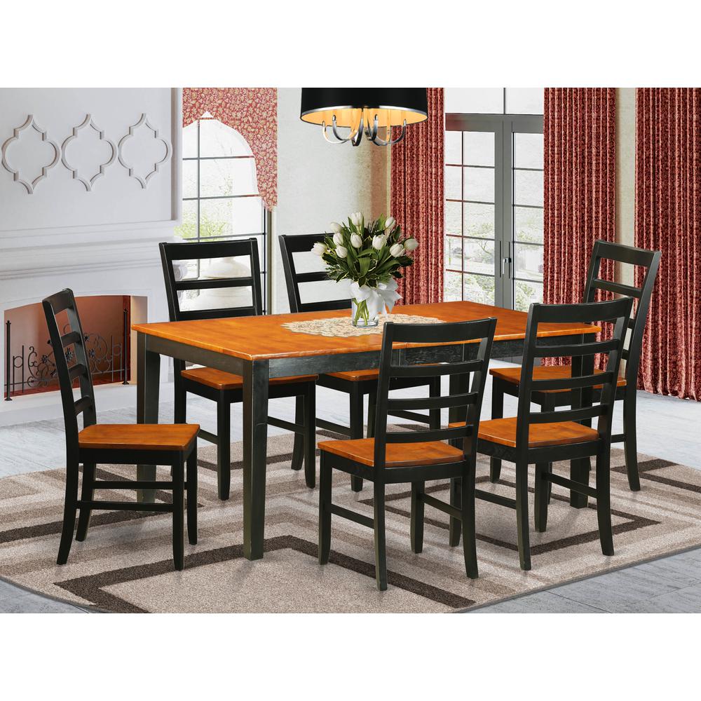 7  PC  Table  set-Dining  Table  and  6  Dining  Chairs. Picture 4