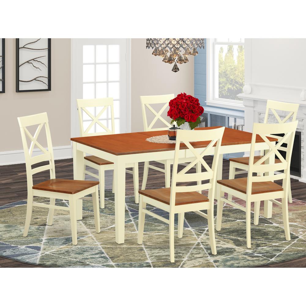 Dining  room  sets  for  6  -Kitchen  dinette  Table  and  6  Dining  Chairs. Picture 4