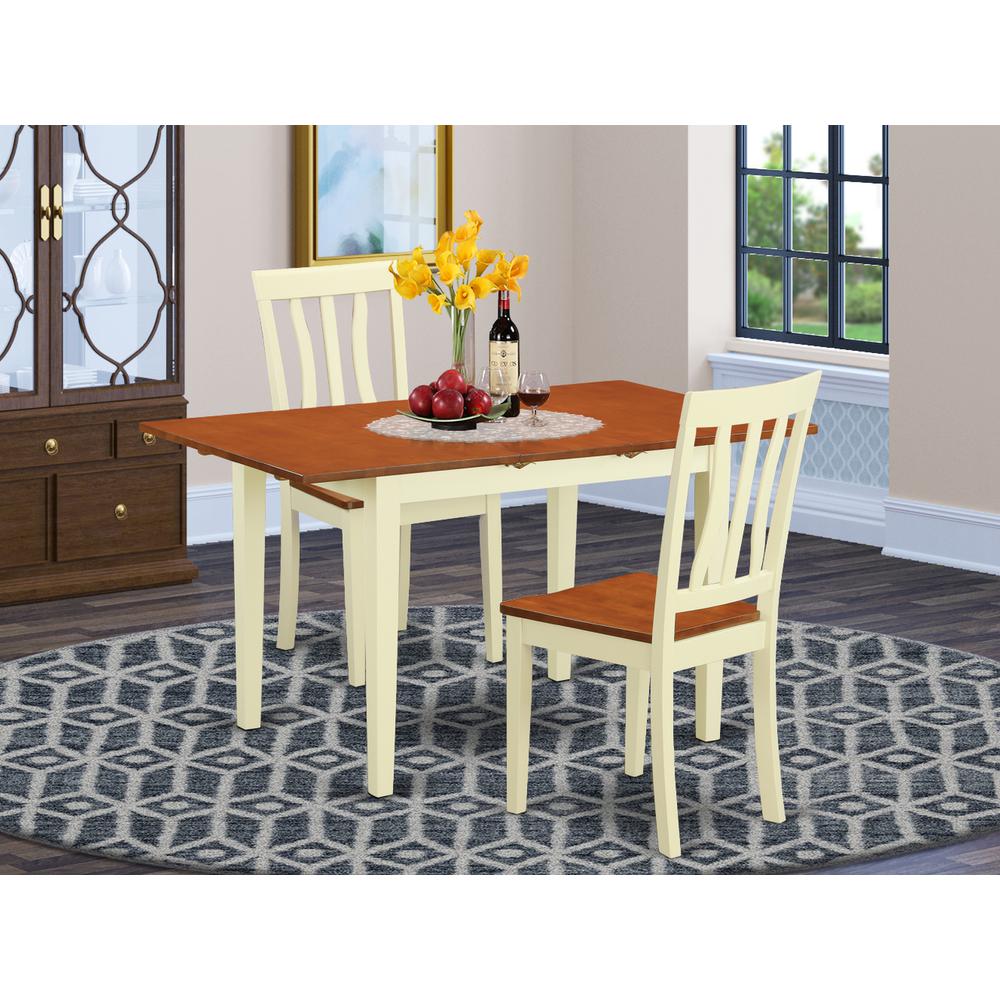 3  PC  dinette  set  for  2-Dining  Table  and  2  Dining  Chairs. Picture 4