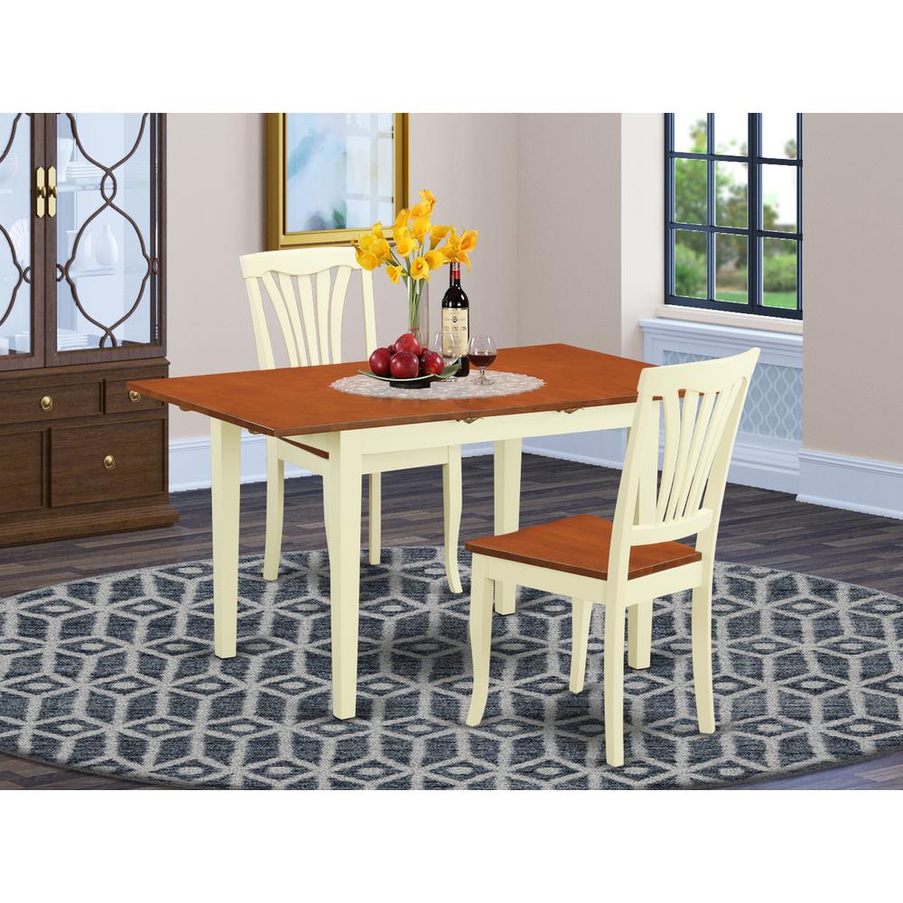 3  Pc  Dining  room  set-Dining  Table  and  2  Dining  Chairs. Picture 4