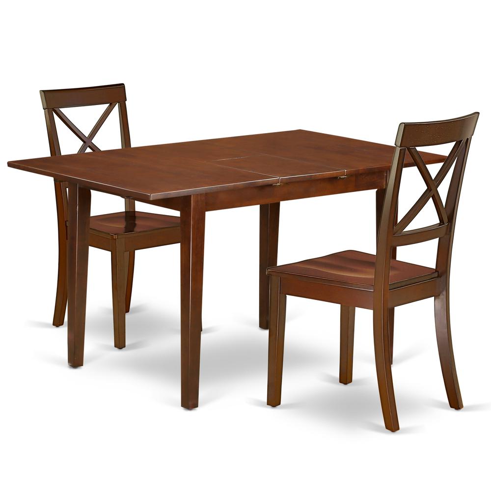 Dining Room Set Mahogany, NOBO3-MAH-W. Picture 1