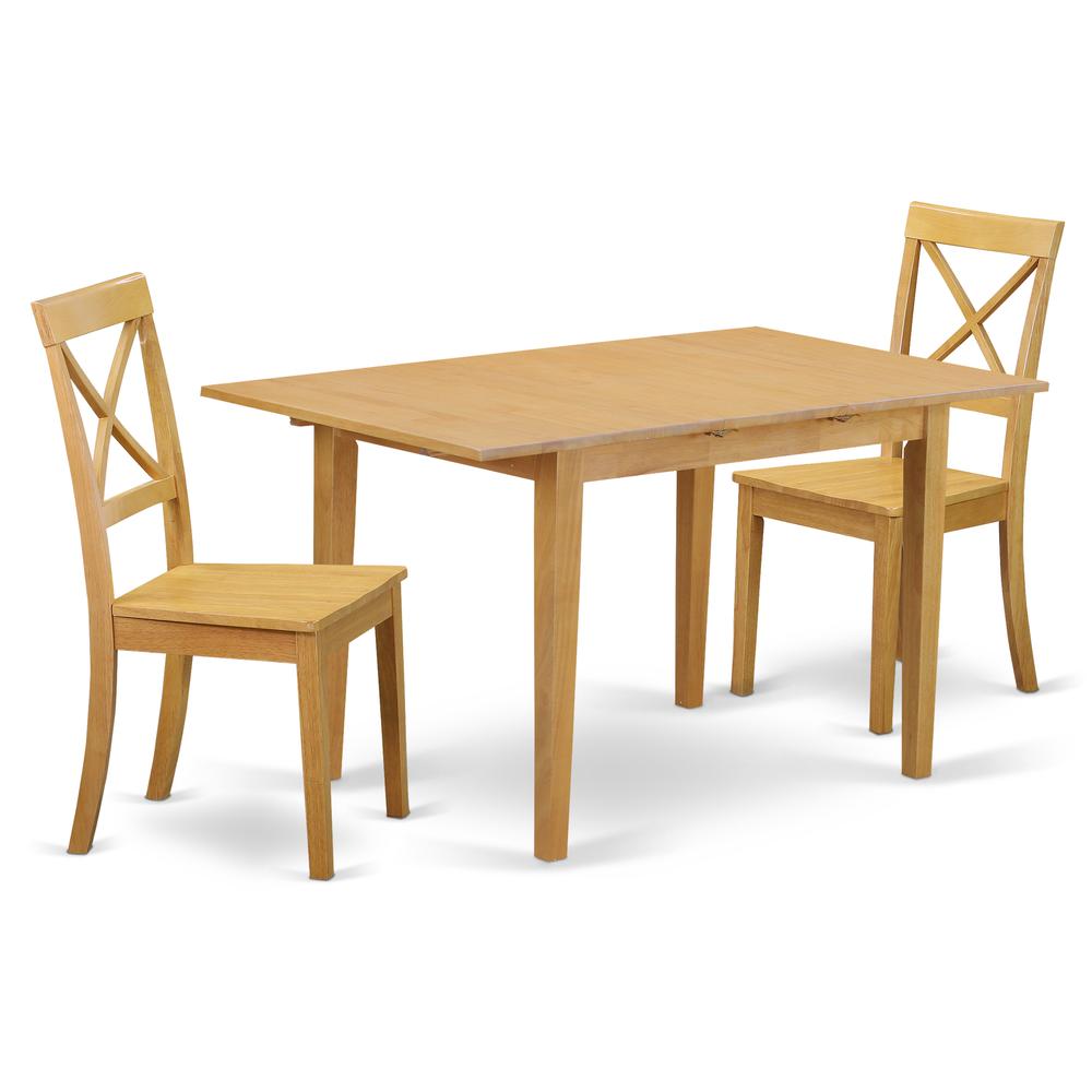 Dining Room Set Oak, NOBO3-OAK-W. Picture 1