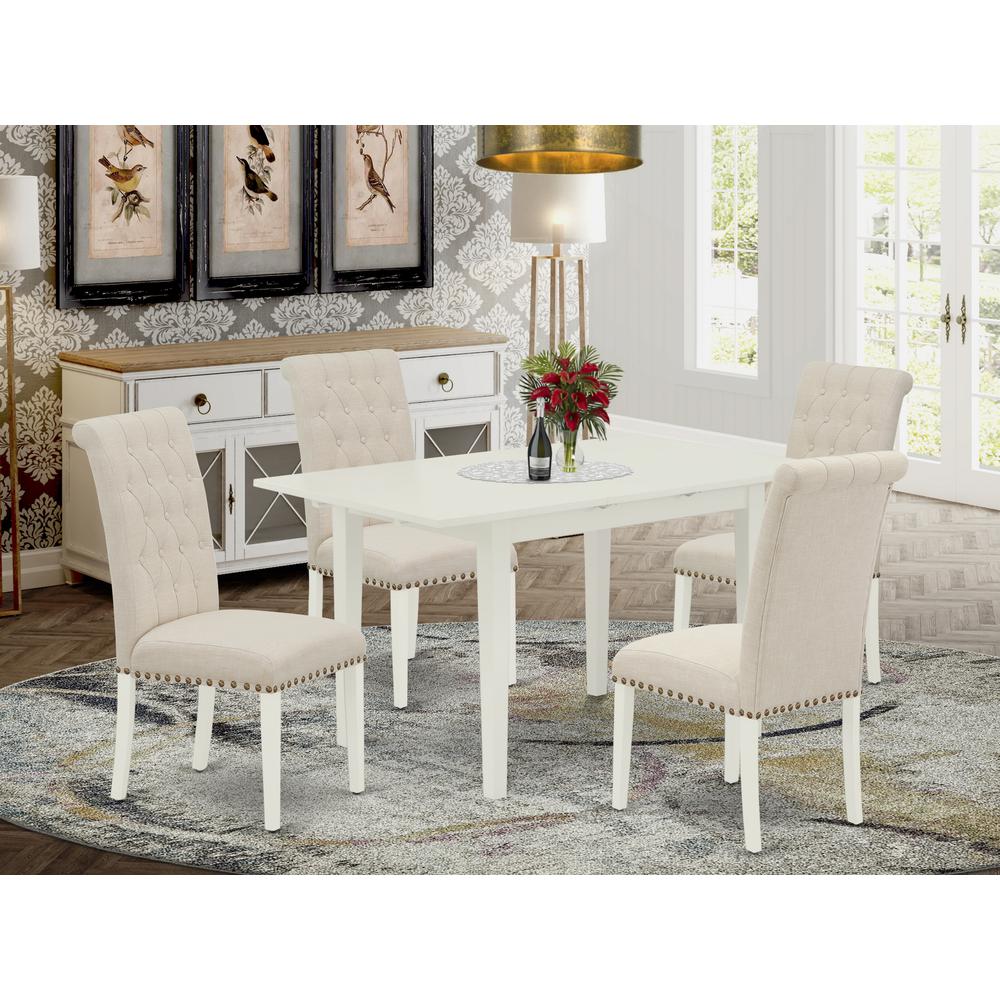 Dining Table- Dining Chairs, NOBR5-LWH-02. Picture 4