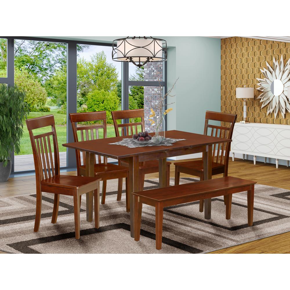 6  PC  Table  and  Chairs  set  -  Kitchen  dinette  Table  and  4  Kitchen  Dining  Chairs  plus  a  bench. Picture 4