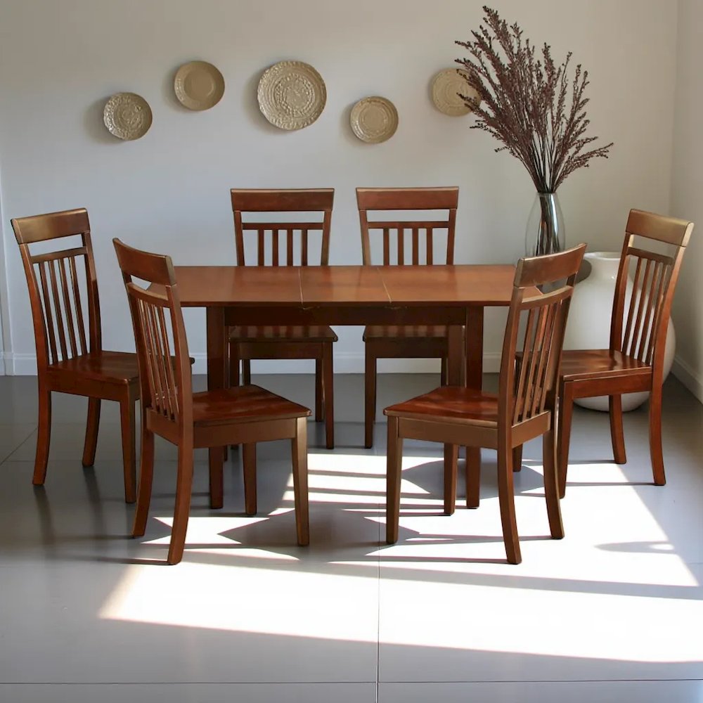 Elegant Wooden Dining Table Set – 6 Chair Dining Table Set for Home. Picture 3