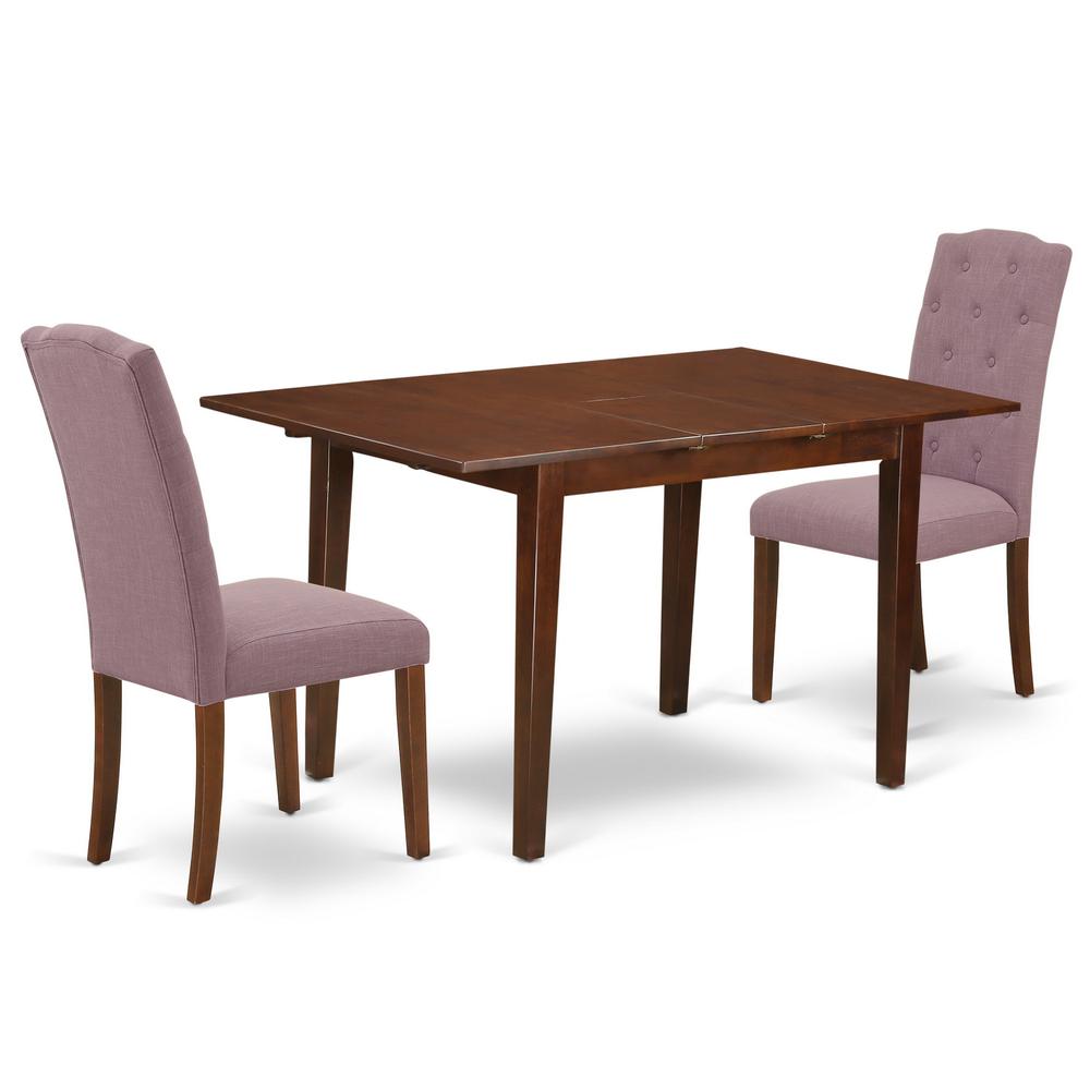 Dining Room Set Mahogany, NOCE3-MAH-10. Picture 1