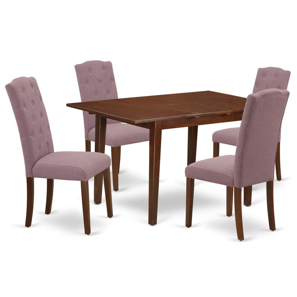Dining Room Set Mahogany, NOCE5-MAH-10. Picture 1