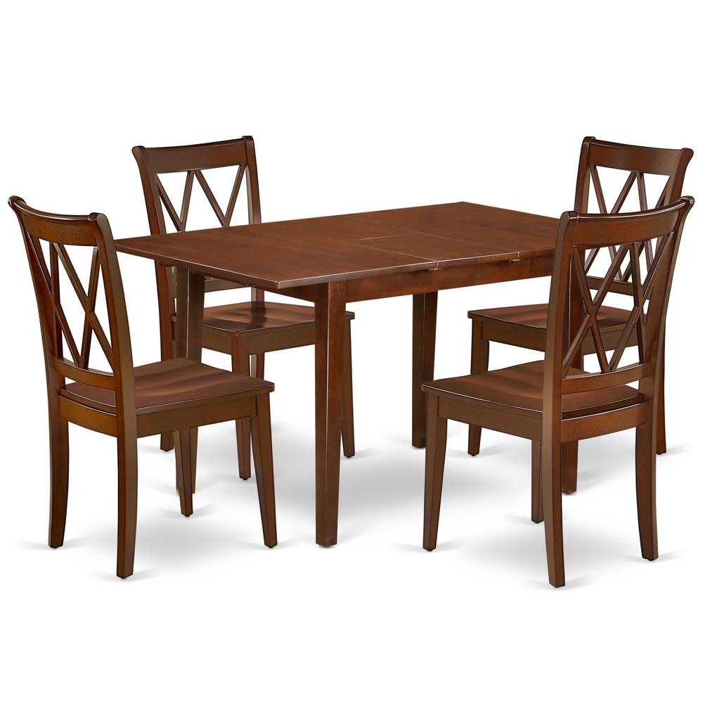 Dining Room Set Mahogany, NOCL5-MAH-W. Picture 1