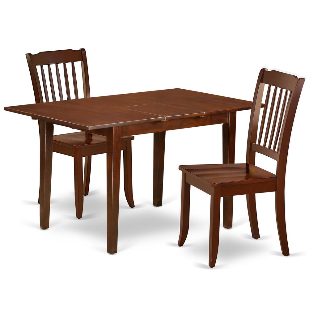 Dining Room Set Mahogany, NODA3-MAH-W. Picture 1