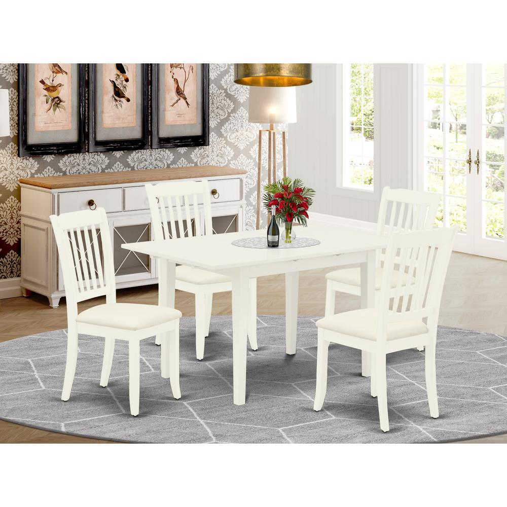 Dining Table- Dining Chairs, NODA5-LWH-C. Picture 4