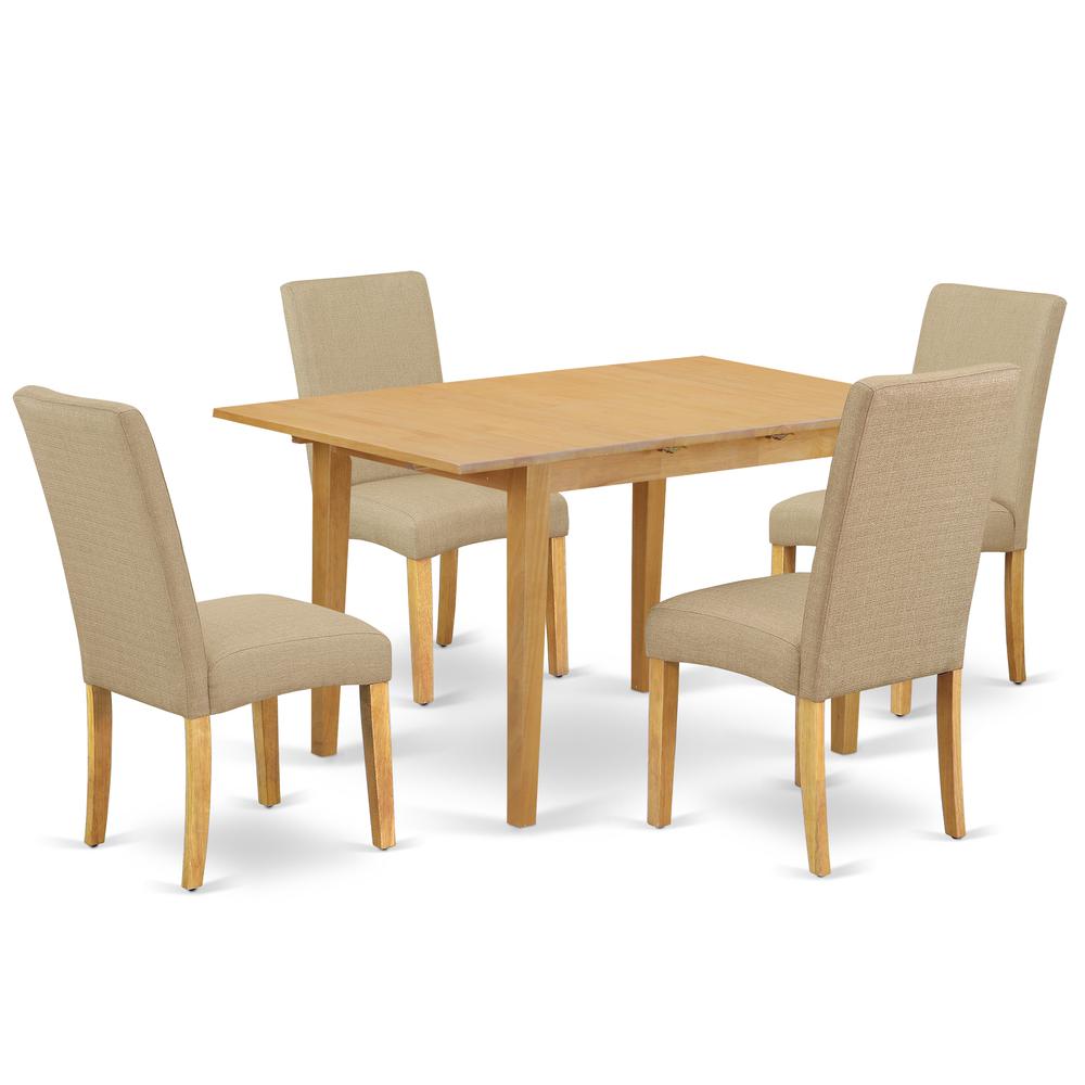 Dining Room Set Oak, NODR5-OAK-16. Picture 1