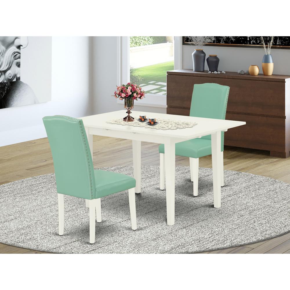 Dining Table- Parson Chairs, NOEN3-LWH-57. Picture 3