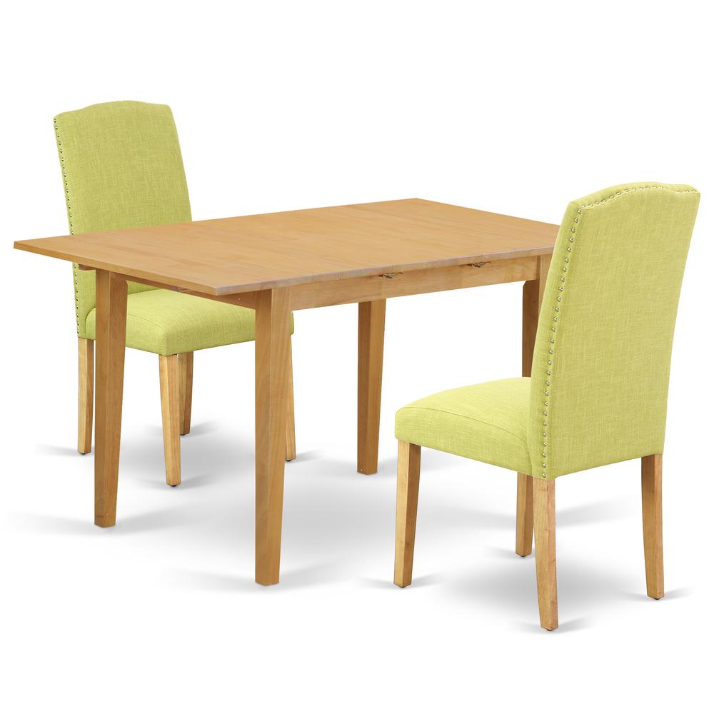 Dining Room Set Oak, NOEN3-OAK-07. Picture 1