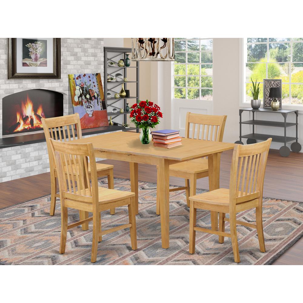5  Pc  dinette  set  -  Dining  Tables  for  small  spaces  and  4  Chairs  for  Dining  room. Picture 2