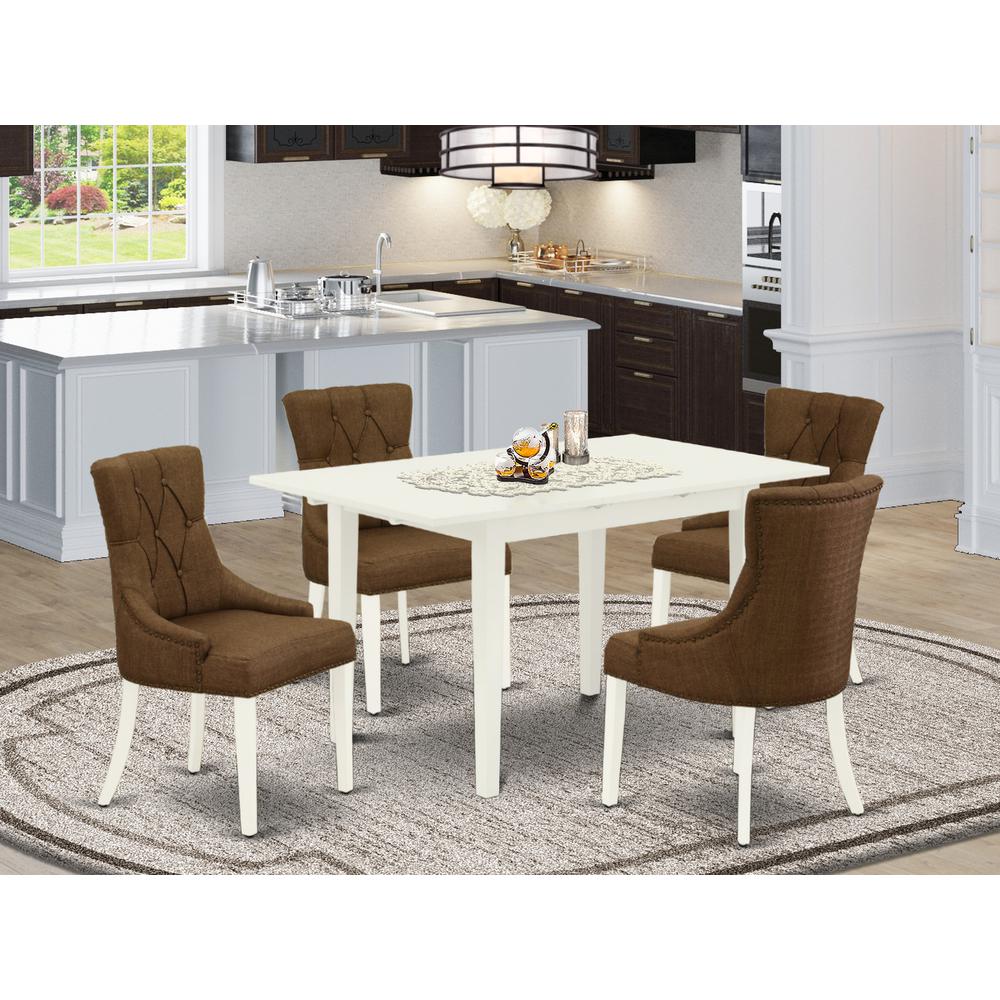 Dining Table- Parson Chairs, NOFR5-LWH-18. Picture 3