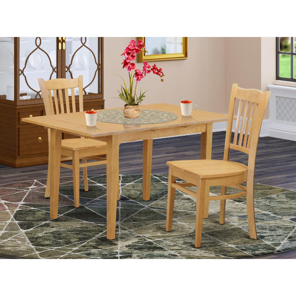 3  PC  Dining  room  set  -  Dinette  Table  and  2  Kitchen  Dining  Chairs. Picture 4