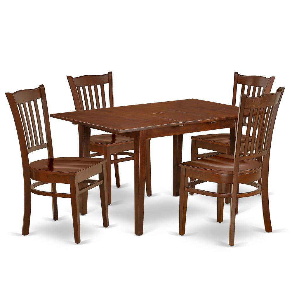 Dining Room Set Mahogany, NOGR5-MAH-W. Picture 1