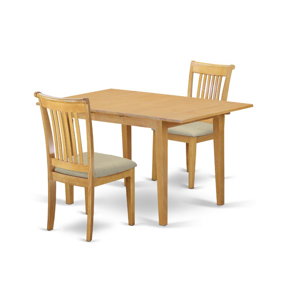 Dining Room Set Oak, NOPO3-OAK-C. Picture 1