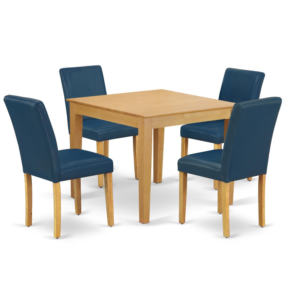 Dining Room Set Oak, OXAB5-OAK-55. Picture 1