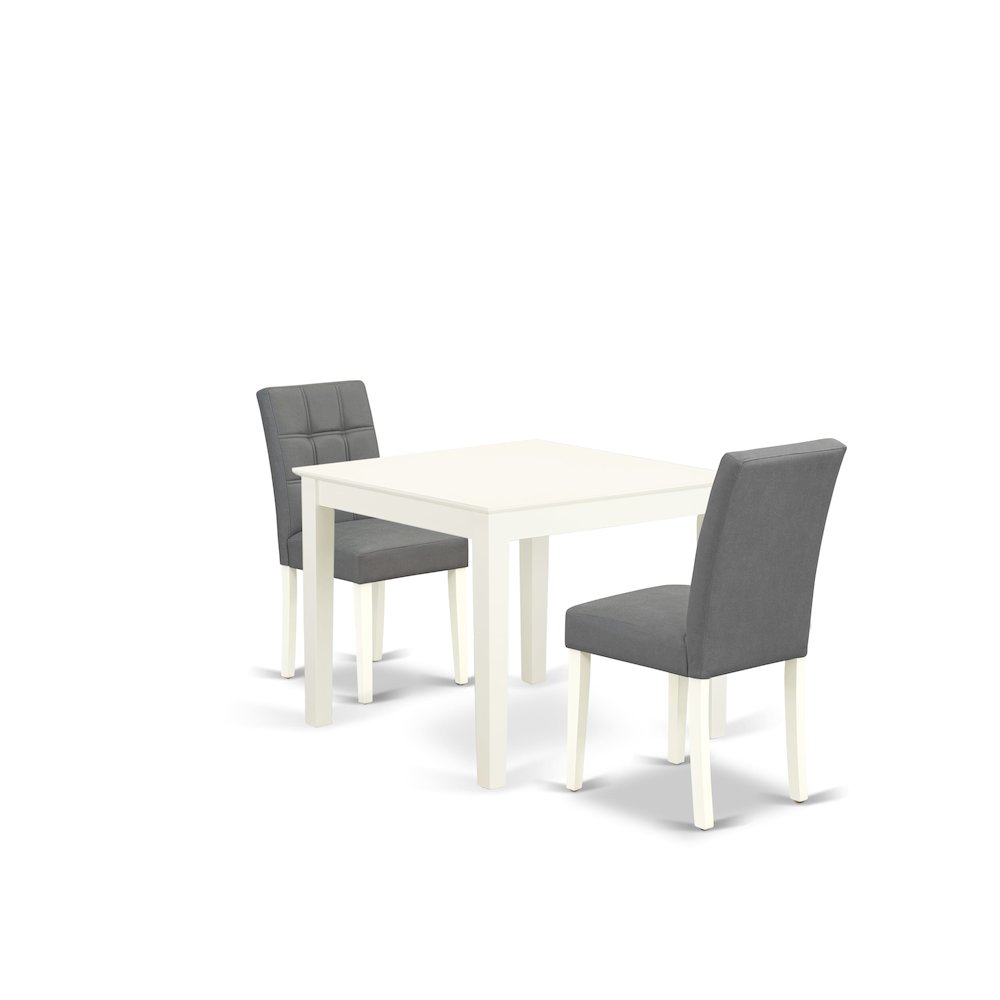 3 Piece Dinner Table Set consists A Dining Kitchen Table. Picture 1