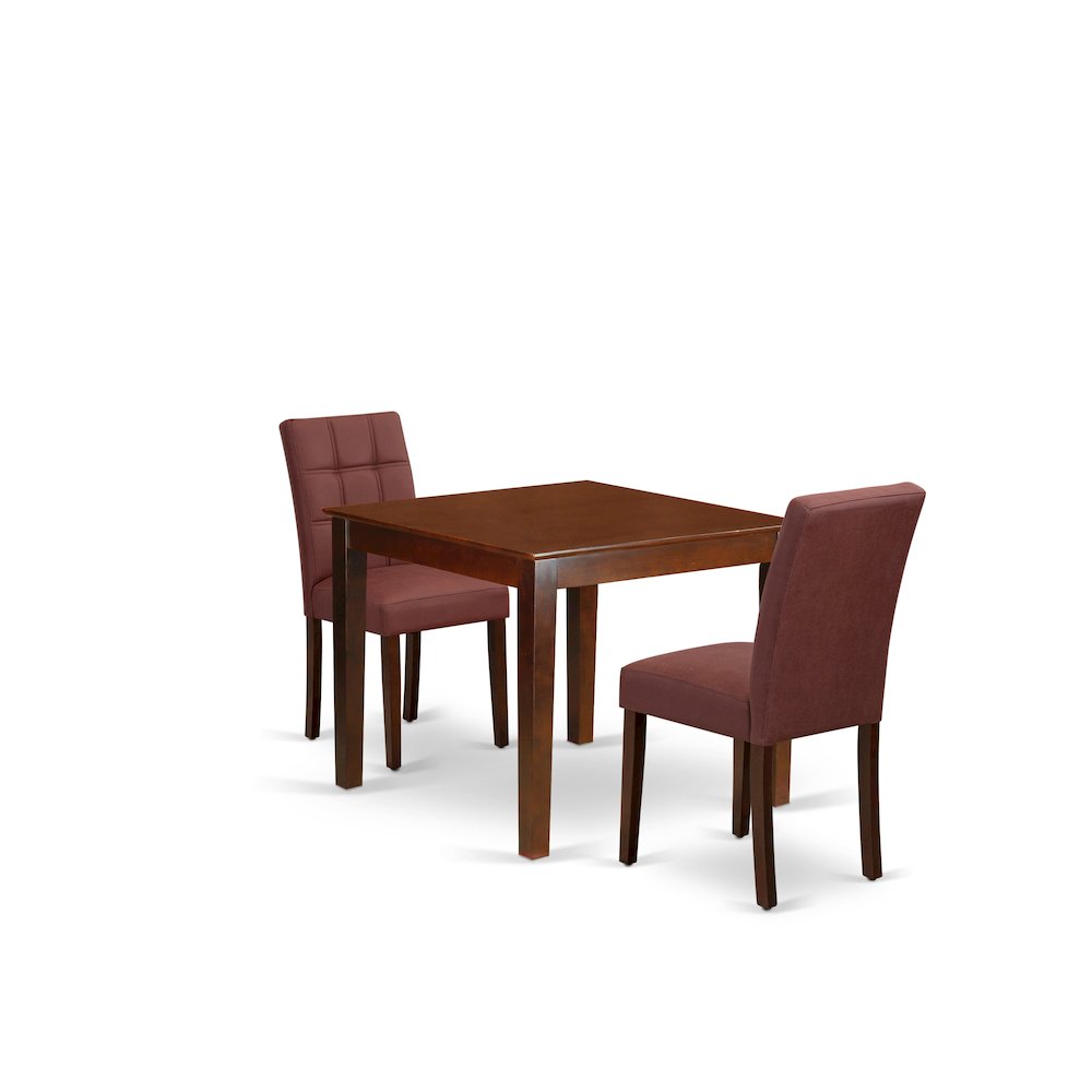 3 Piece Dining Set contain A Dinner Table. Picture 1