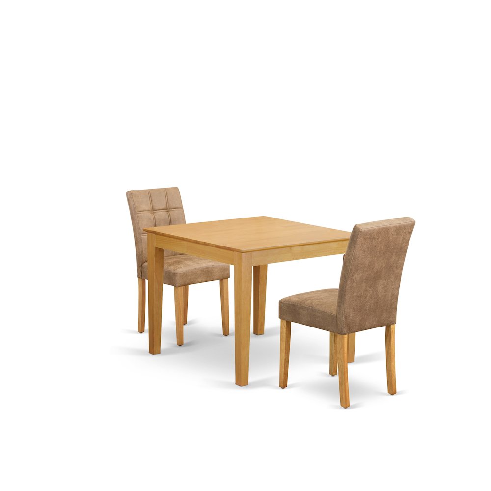 3 Piece Table Set contain A Modern Kitchen Table. Picture 1