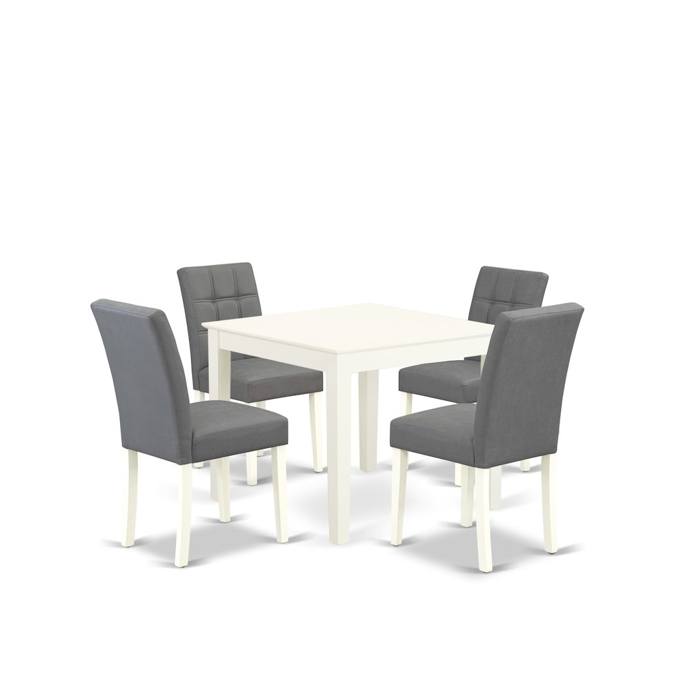 5 Piece Dining Table Set contain A Dining Table. Picture 1