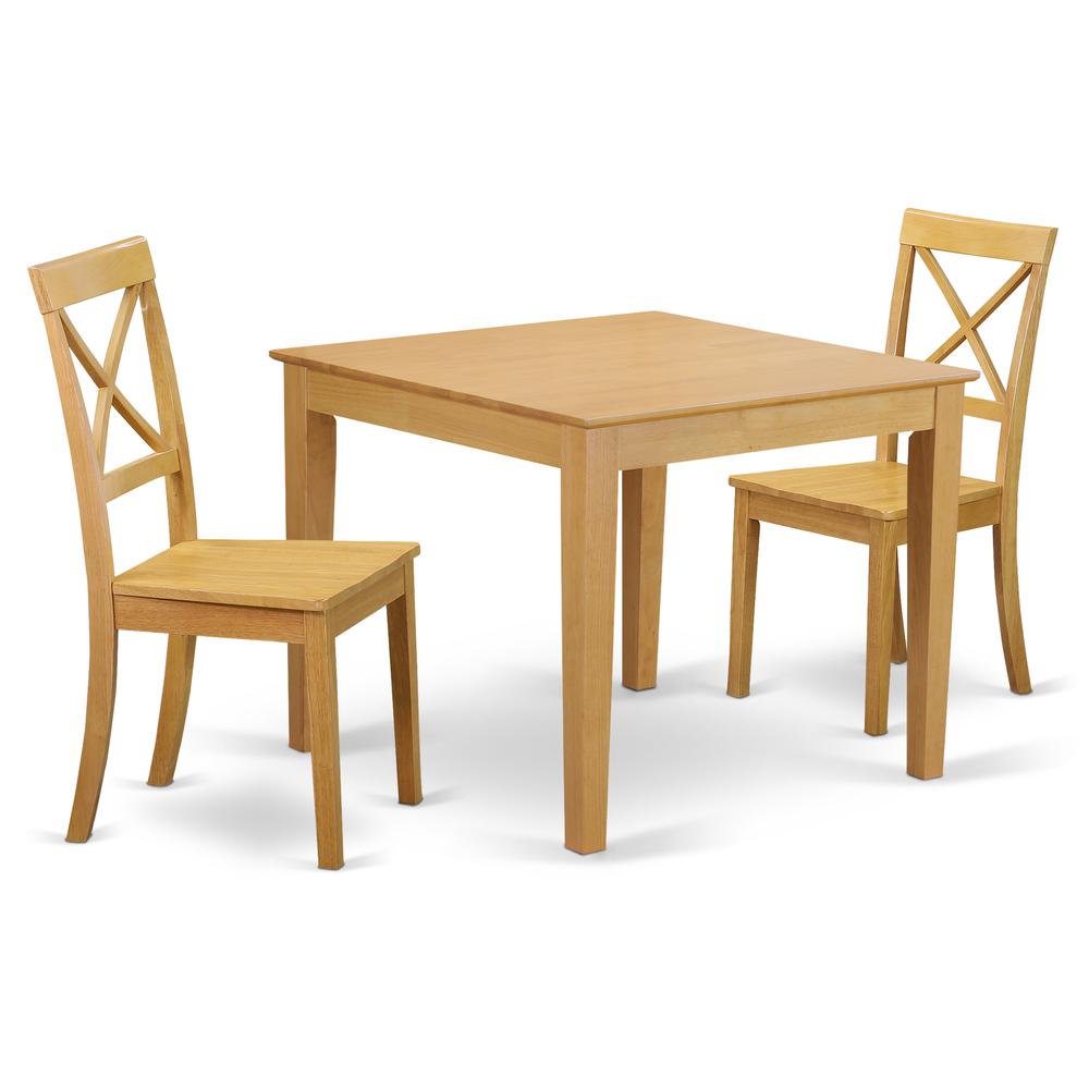 Dining Room Set Oak, OXBO3-OAK-W. Picture 1