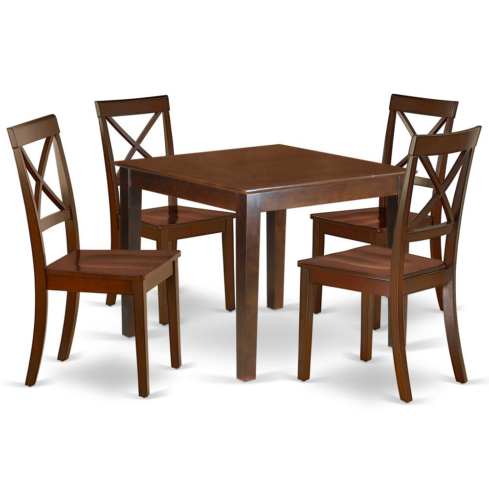 Dining Room Set Mahogany, OXBO5-MAH-W. Picture 1
