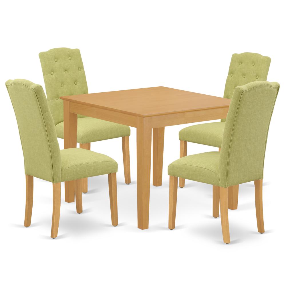 Dining Room Set Oak, OXCE5-OAK-07. Picture 1