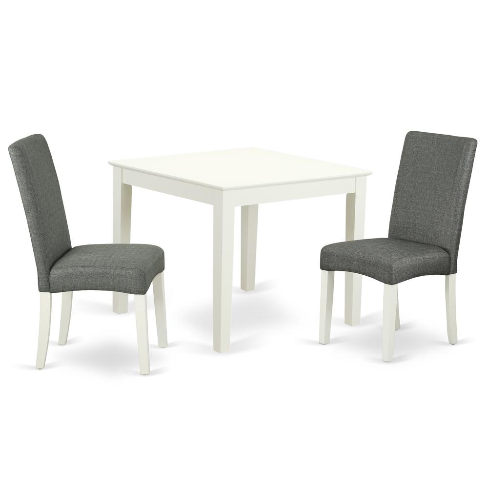 Dining Room Set Linen White, OXDR3-LWH-07. Picture 1