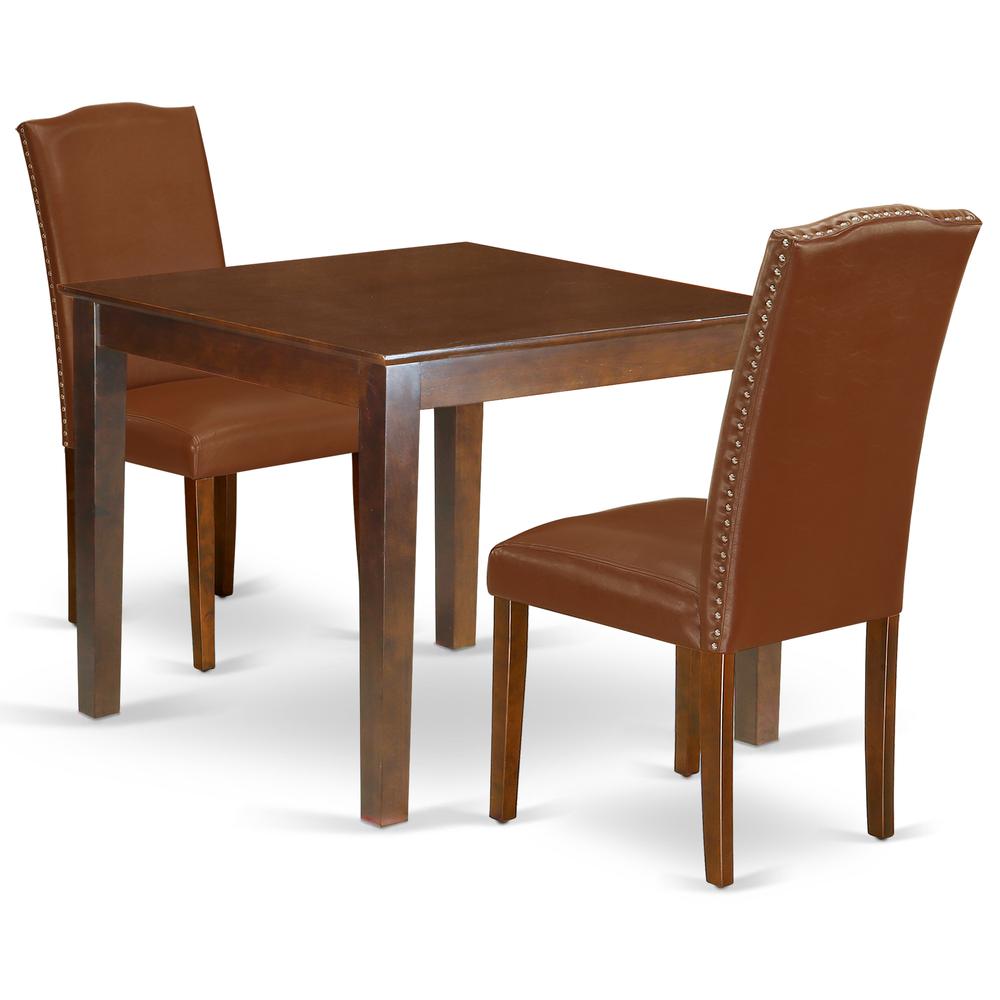 Dining Room Set Mahogany, OXEN3-MAH-66. Picture 1