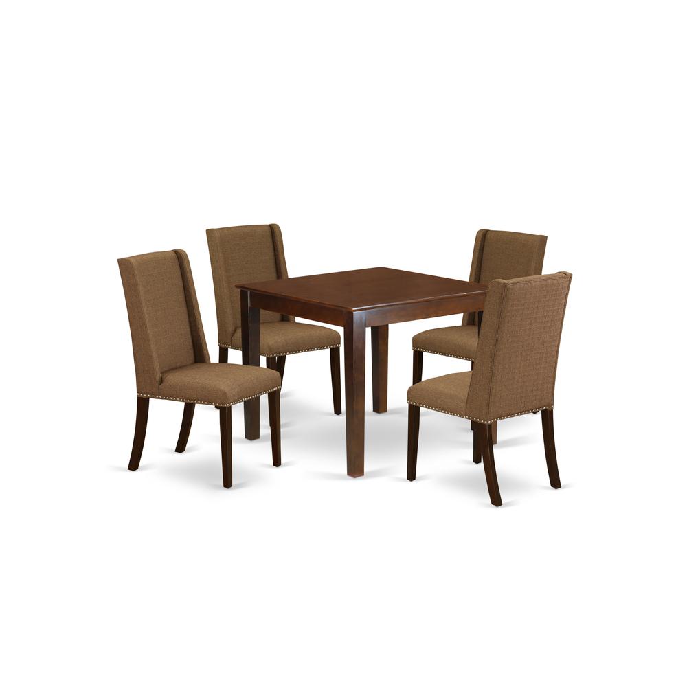 Dining Room Set Mahogany, OXFL5-MAH-18. Picture 1